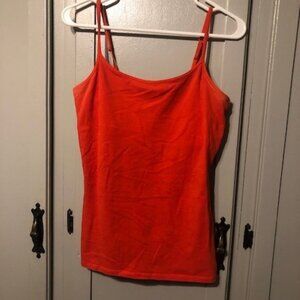 Express Red Orange Bra Cami Tank Top